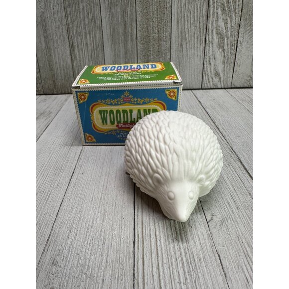 Woodland Twilights Streamline Hedgehog Led Nightlight Porcelain White with Box - Picture 7 of 9